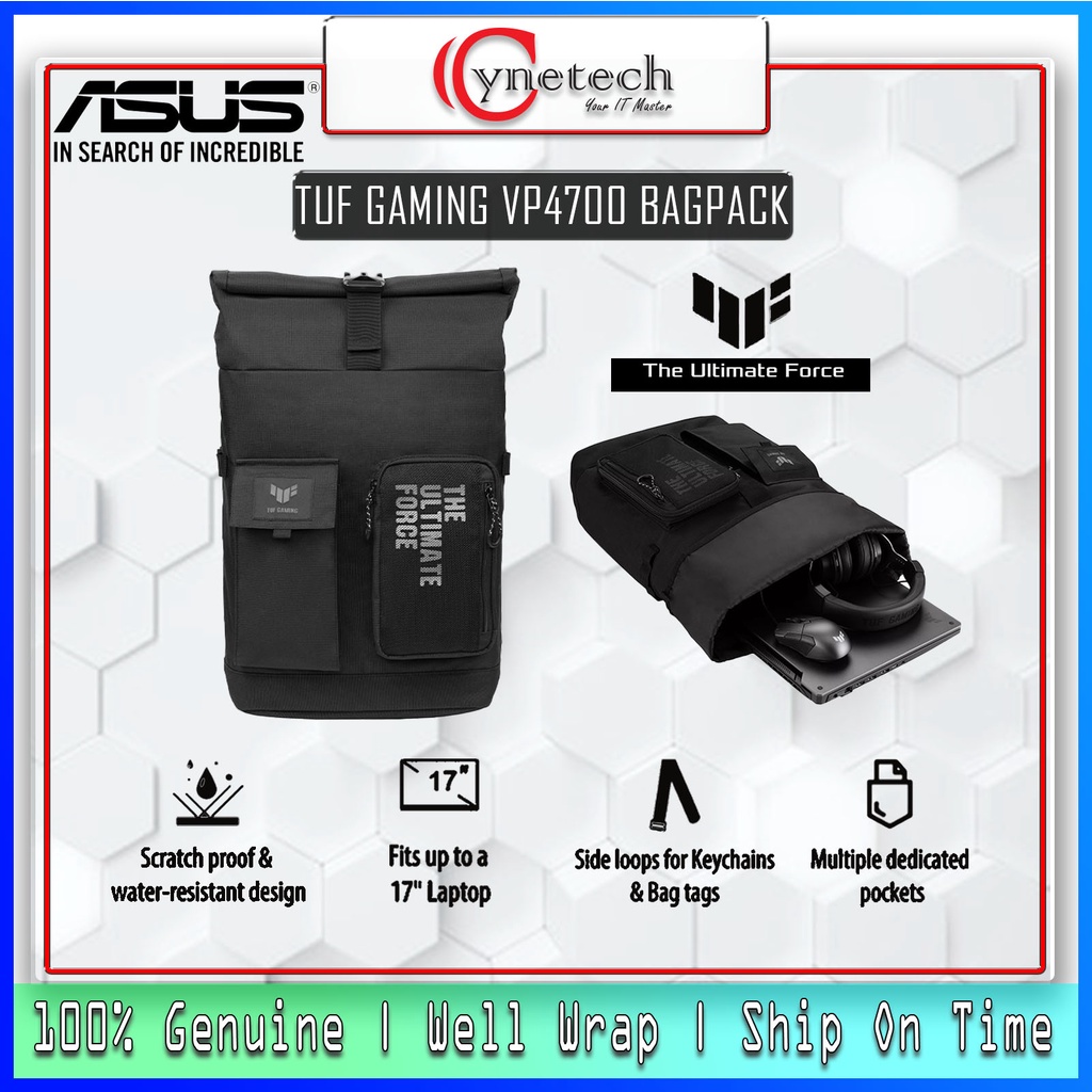 ASUS TUF Gaming VP4700 17" INCH LAPTOP BACKPACK Shopee Malaysia