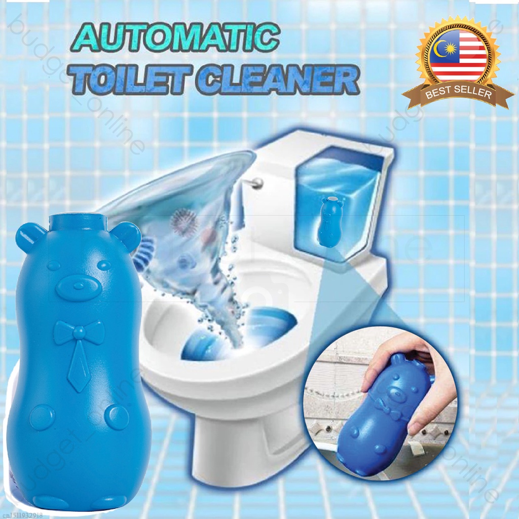 Blue Bear Toilet Bowl Flush Deodarant Aromatic Cleaner Cleaning Liquid