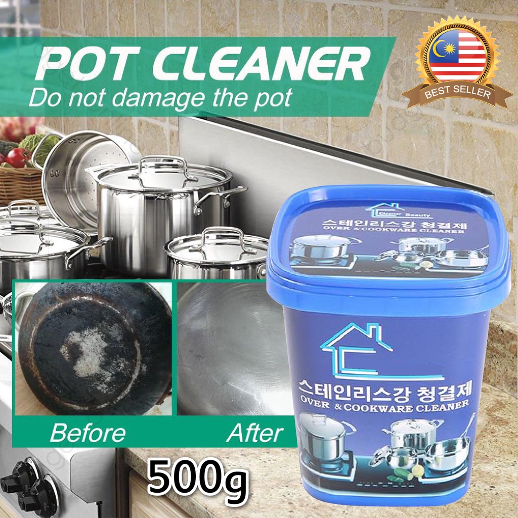 (500g) Magic Cleaning Cream Stainless Steel Oven And Cookware Cleaner ...