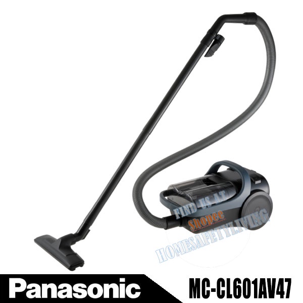 Panasonic 1600W Cyclone Bagless Canister Vacuum Cleaner MCCL601AV47