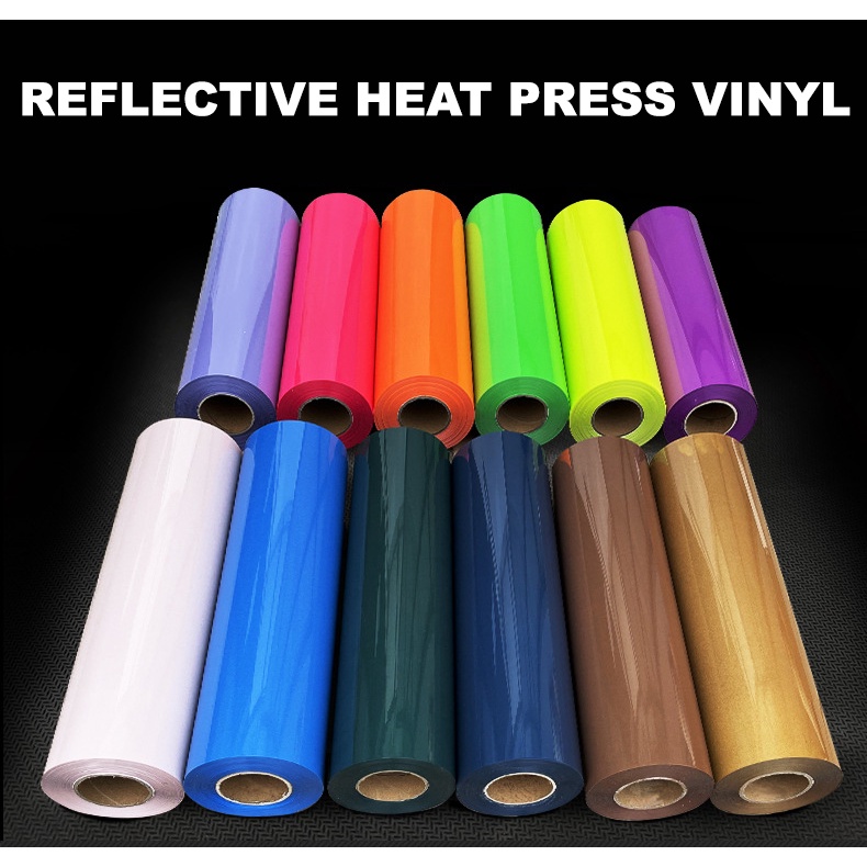 [READY STOCK] REFLECTIVE HEAT PRESS VINYL / REFLECTIVE VINYL / HEAT