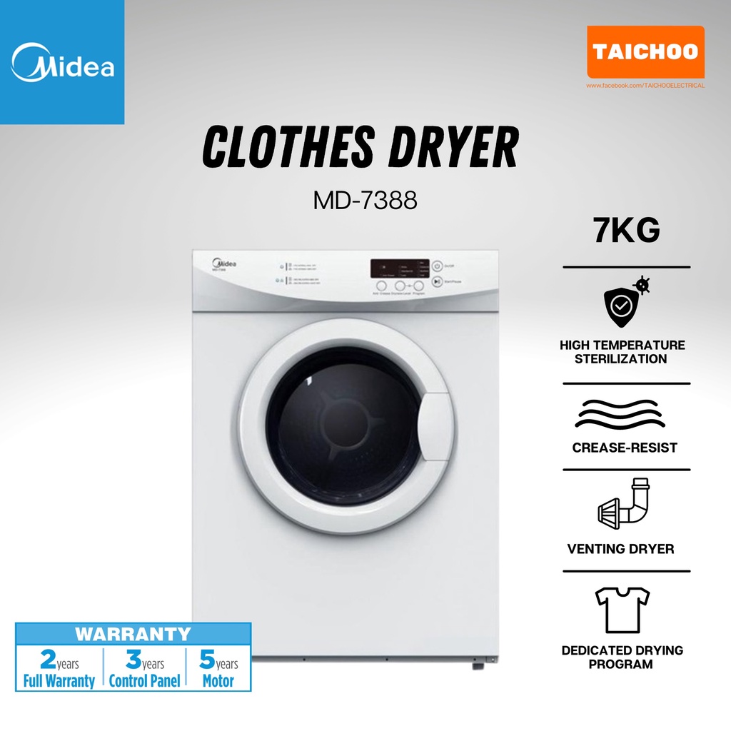 Midea Clothes Dryer 7KG MD-7388