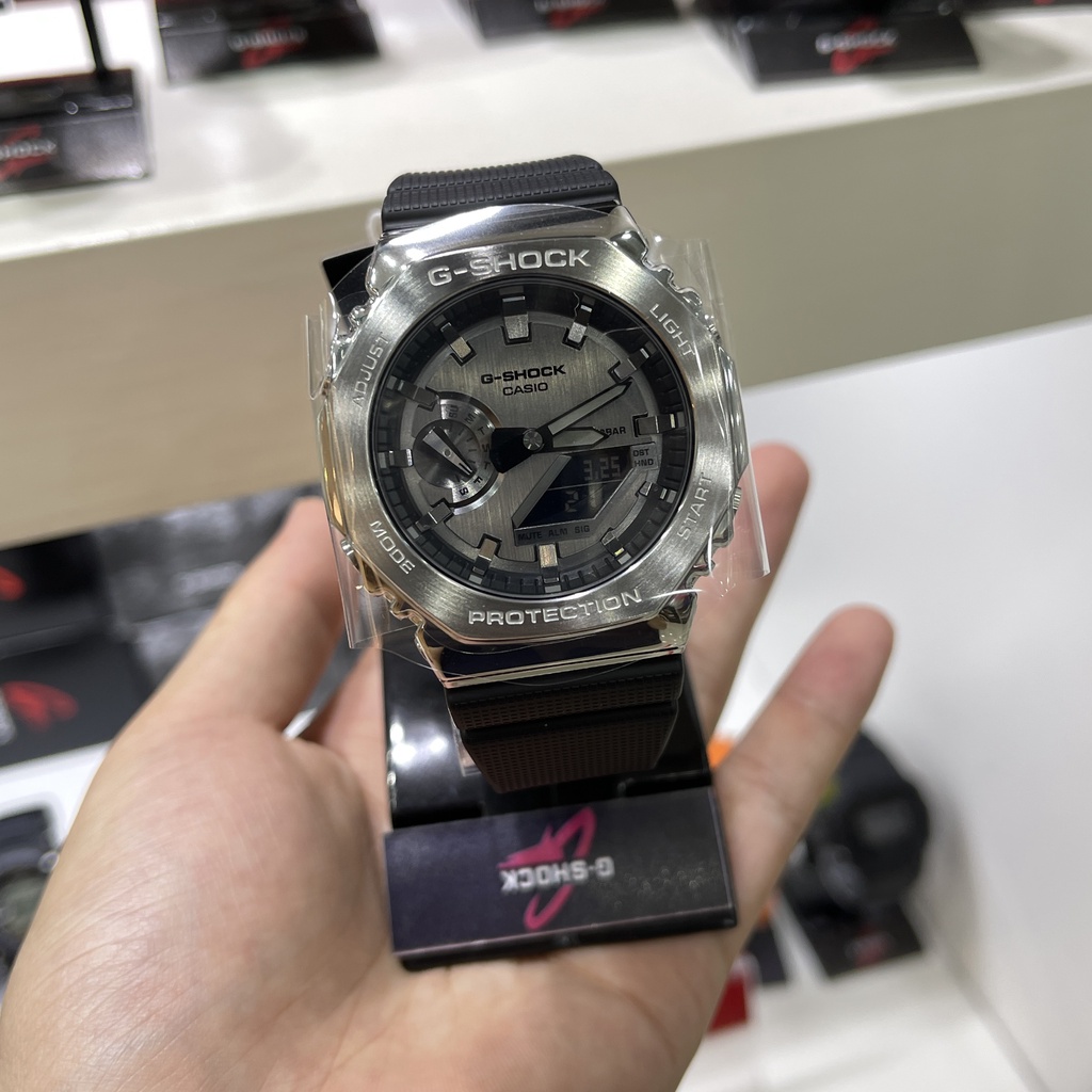 G-Shock Stainless Steel Case Men Watch GM-2100-1A/GM-2100B-4A/GM-2100N-2A/GM -2100B-3A | Shopee Malaysia