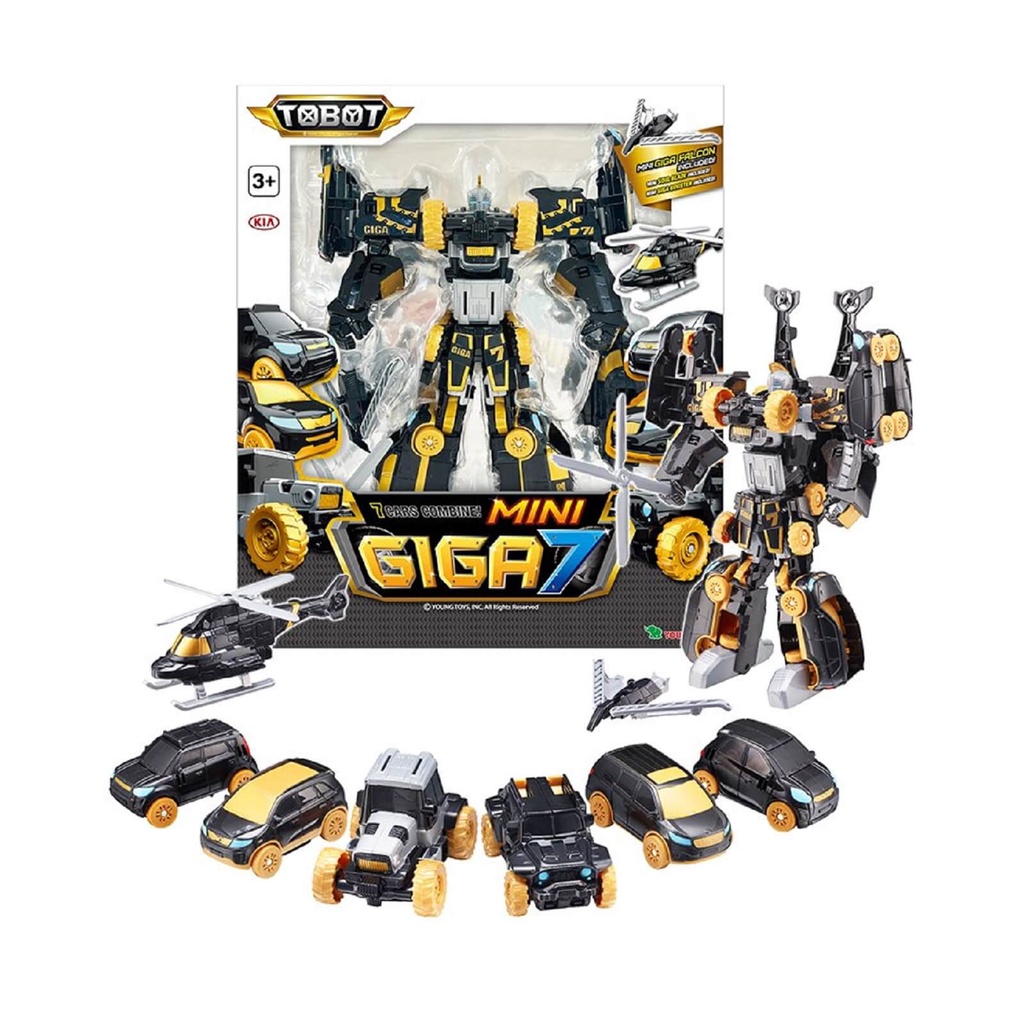 Tobot Mini Giga 7 Seven Black Edition Vehicles Car Action Figure Korean ...
