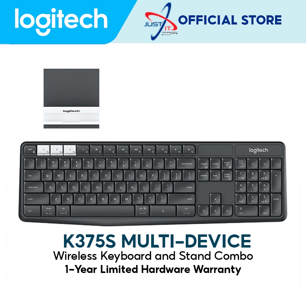 LOGITECH K375S WIRELESS MULTI-DEVICE KEYBOARD | Shopee Malaysia