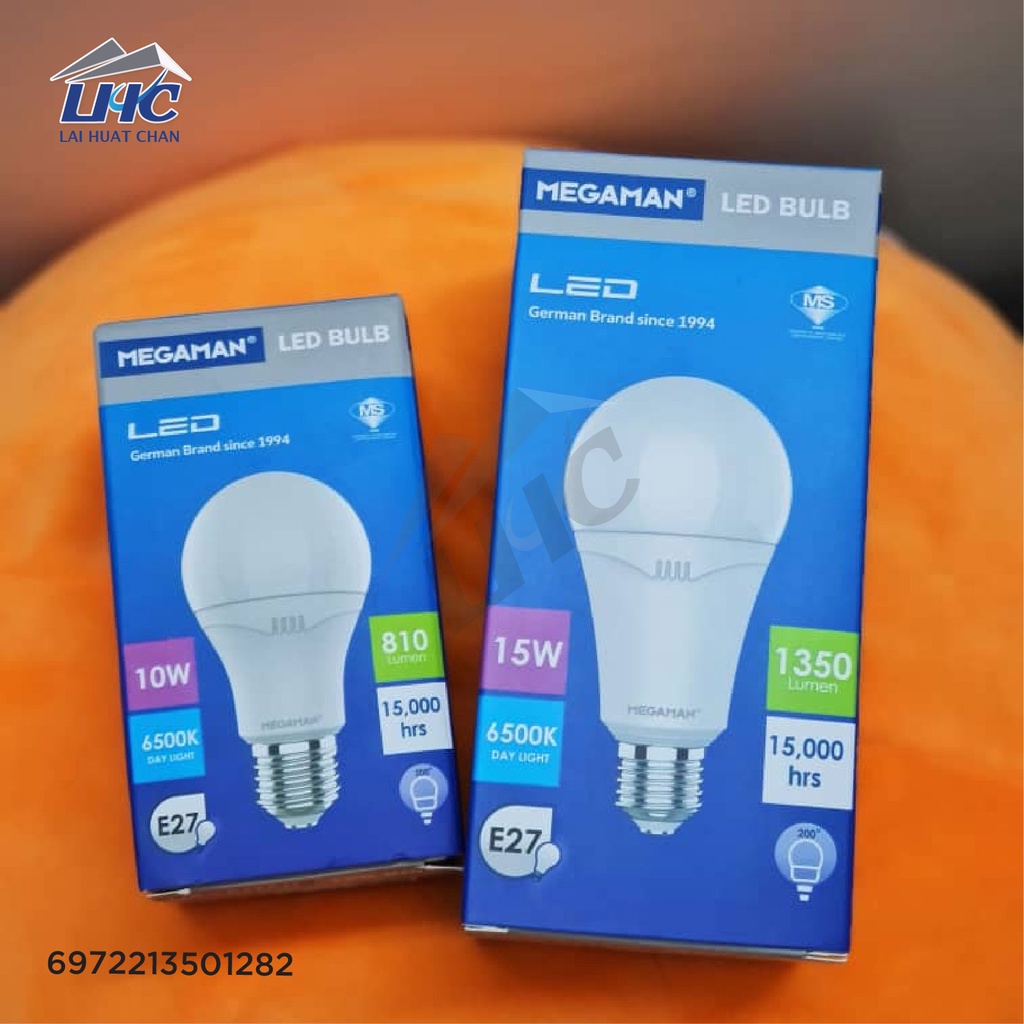 (Sirim) YTA60Z1 MEGAMAN 10W E27 Day Light LED Bulb | Shopee Malaysia