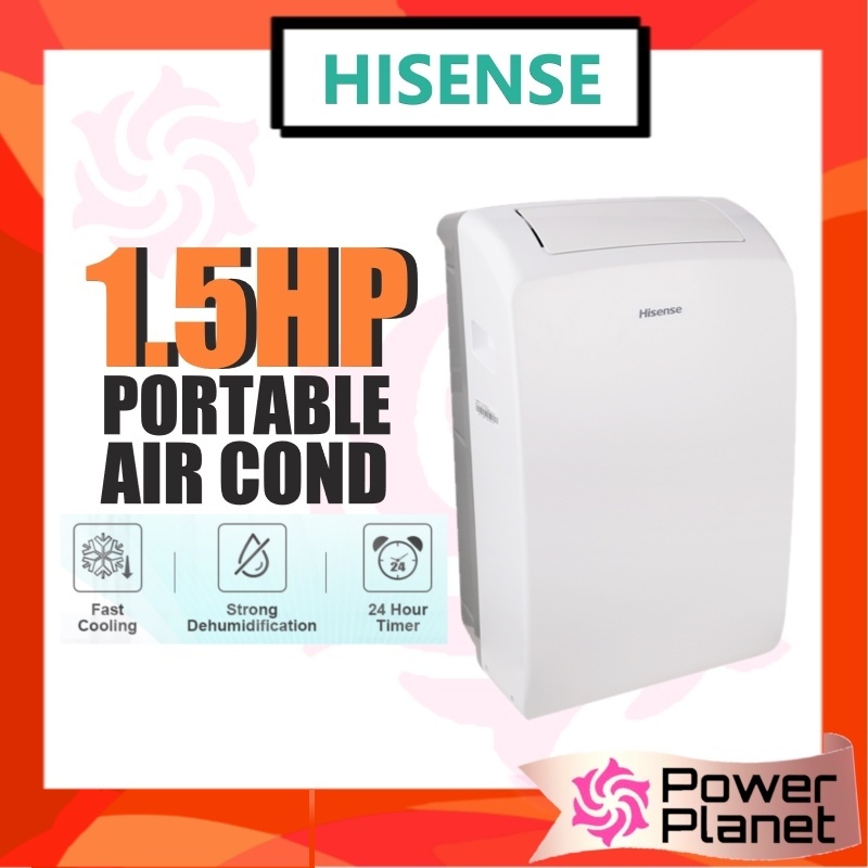 Hisense 15hp Portable Air Conditioner Ap12nxg Air Cond R32 Gas 24 Hours Timer Shopee Malaysia 2082