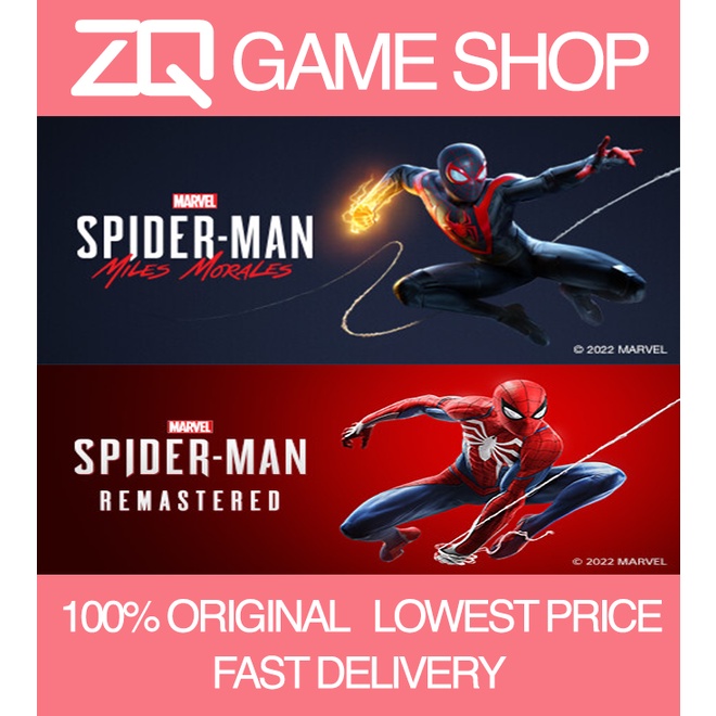 Marvel's Spider-Man Miles Morales + Marvel's Spider-Man Remastered | PC  Steam Original | DLC | Online & Offline | Shopee Malaysia