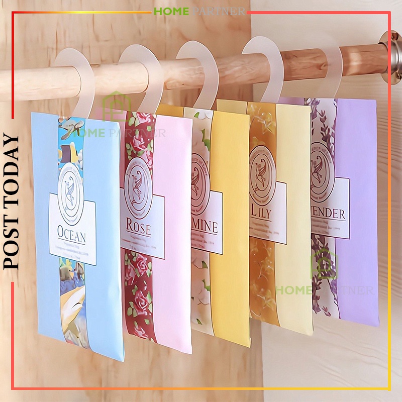 Aromatherapy Natural Smell Incense Wardrobe Sachet Scent Bag Perfume Fragrance Cupboard Car Hook Hanger Wangi Air Fresh