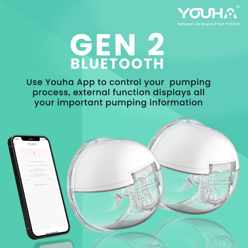 YOUHA AVA GEN 2 BLUETOOTH WIRELESS HAND FREE CUP RECHARGEABLE BREAST