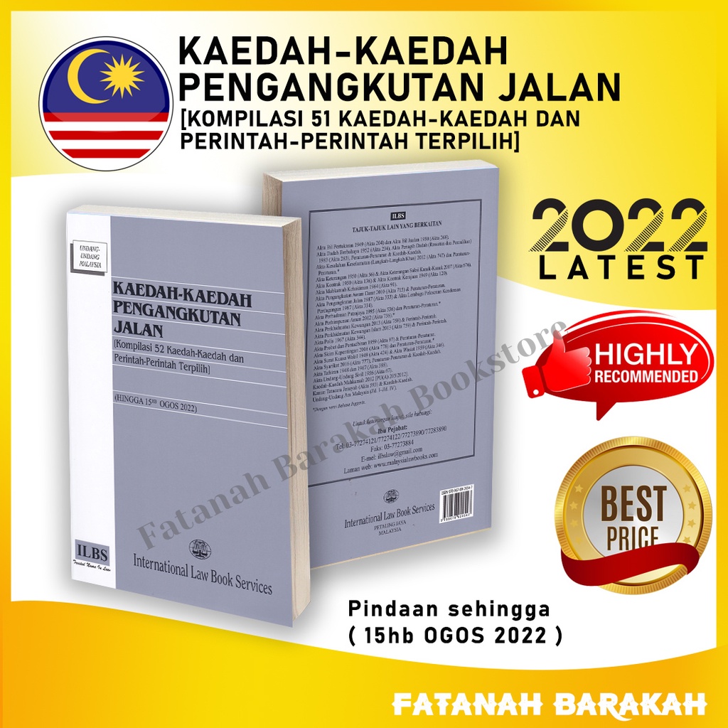 Kaedah-Kaedah Pengangkutan Jalan [Kompilasi 52 Kaedah-Kaedah dan