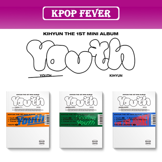 MONSTA X KIHYUN - YOUTH 1st MINI ALBUM CD PHOTOBOOK PHOTOCARD SEALED