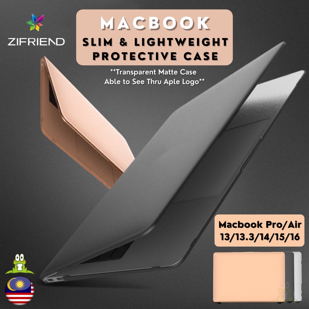 ZIFRIEND Matte PC Case for MacBook Pro Air 13 14 15 16 inch M3 A2941 A2681 A2442 A2780 A2338 A2779 A2337 Hard PC Cover