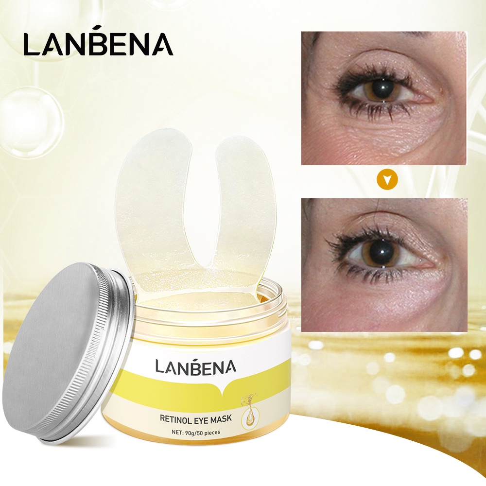 Lanbena Retinol Eye Mask Improve Dark Circles Remove Eye Bag Brighten