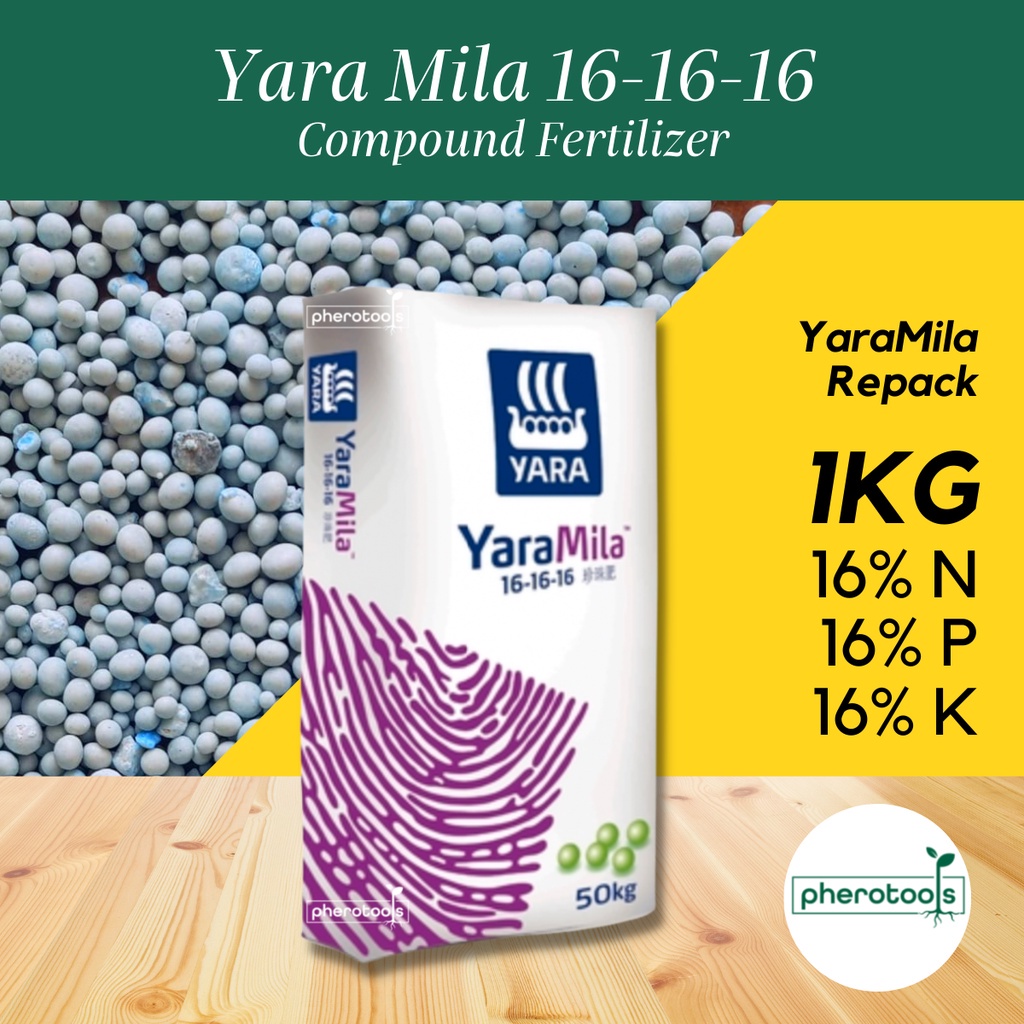 1KG Baja YaraMila 161616 Compound Fertilizer Yara Baja Subur