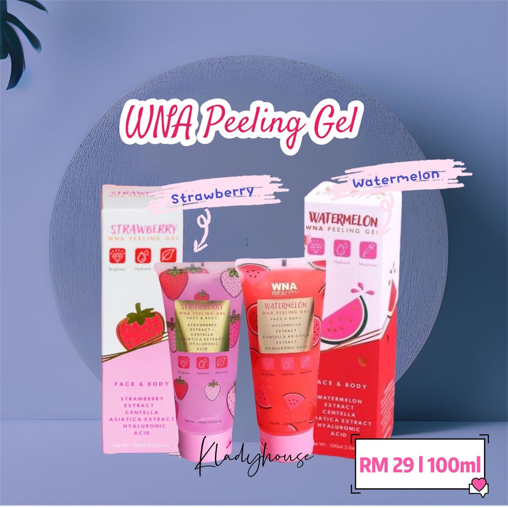 ORIGINAL HQ‼️ WNA PEELING GEL WATERMELON / STRAWBERRY VIRAL TIKTOK BY