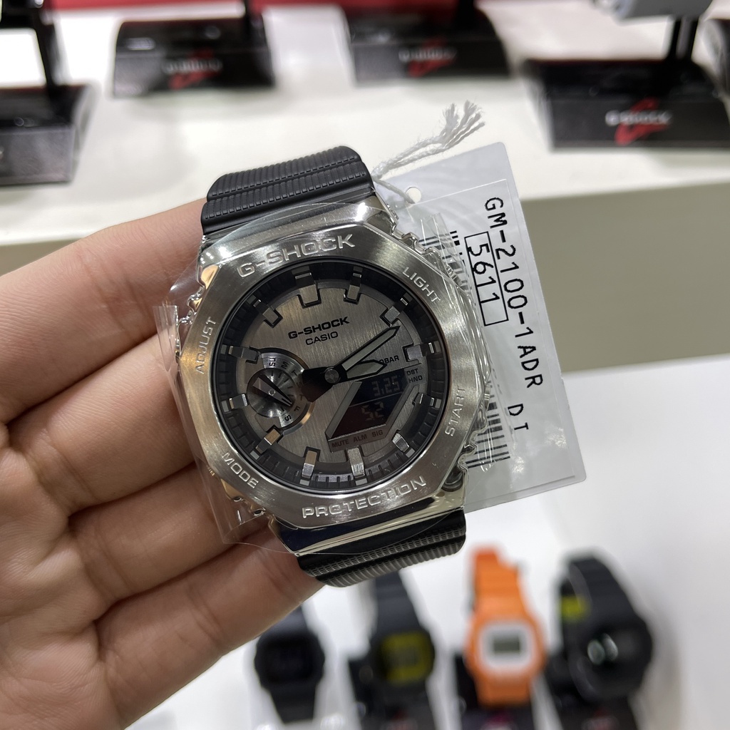 G-Shock Stainless Steel Case Men Watch GM-2100-1A/GM-2100B-4A/GM-2100N-2A/GM -2100B-3A | Shopee Malaysia