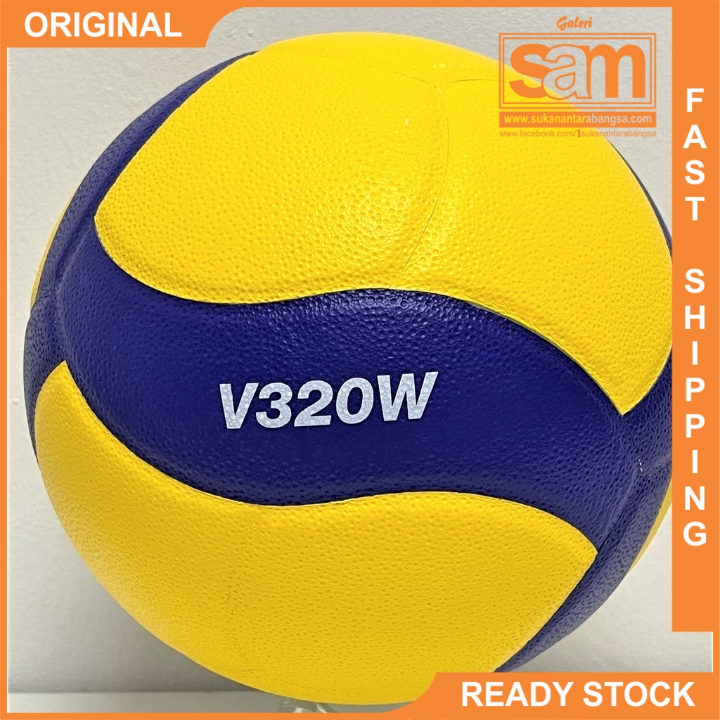 Mikasa V320W Volleyball. National Competition Model. Shopee Malaysia