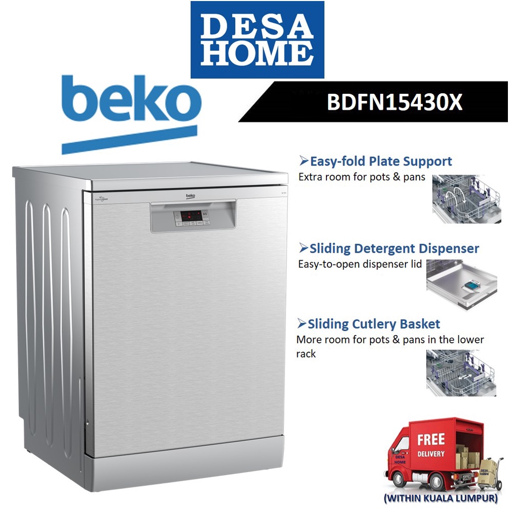 Beko Freestanding Dishwasher BDFN15430X