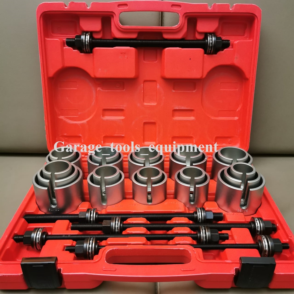 XR 27Pcs Press And Pull Sleeve Kit | Automotive Repair Hand Tool Set Alat Bengkel Kereta Bearing Bush Garage Tools