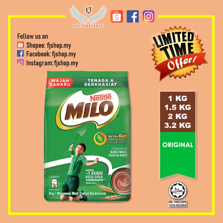 ✨Ready Stock✨ Nestle Milo [900g/1kg/1.5kg/2kg/3.2kg] (Exp. 11/24 - 05/25) - Limited Time Offer