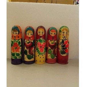 Ready Stock Hand Made Wood Russian Doll Box/ Pencil Box/ Jewelry Box (just 1 unit)