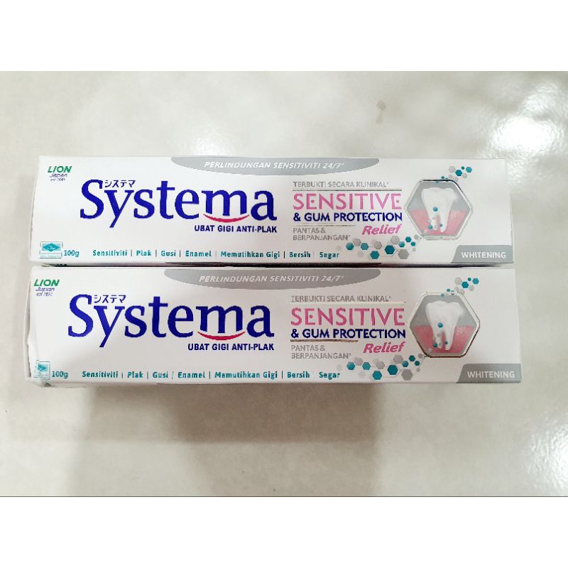 Systema Anti Plaque Sensitive & Gum Protection toothpaste Whitening ...