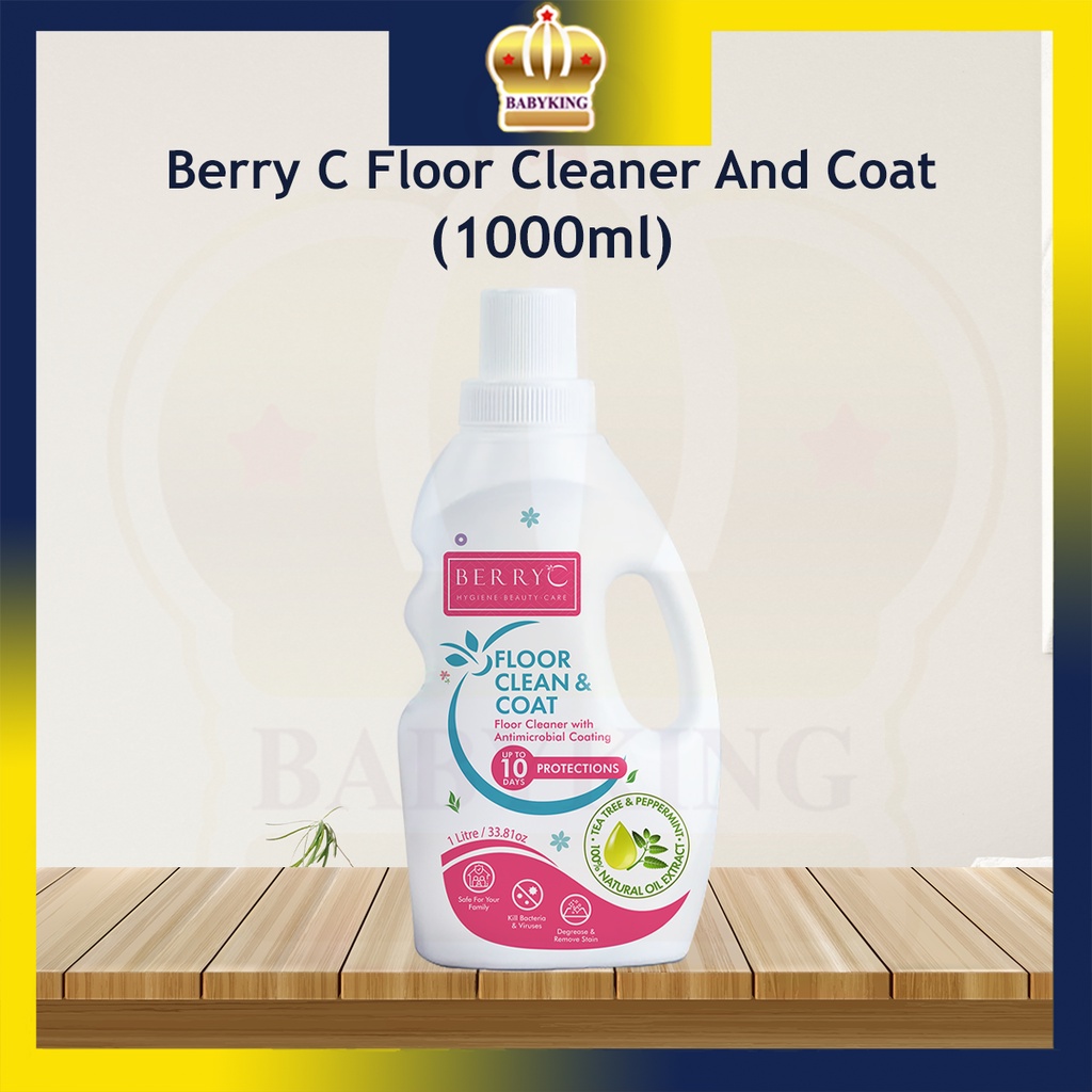 Original BerryC Berry C Floor Clean Cleaner & Coat Sabun Lantai 1 liter