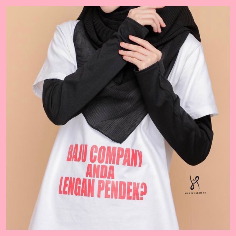 Handsock Tshirt Premium By Hss Muslimah | Handsock Cotton | Handsock longgar