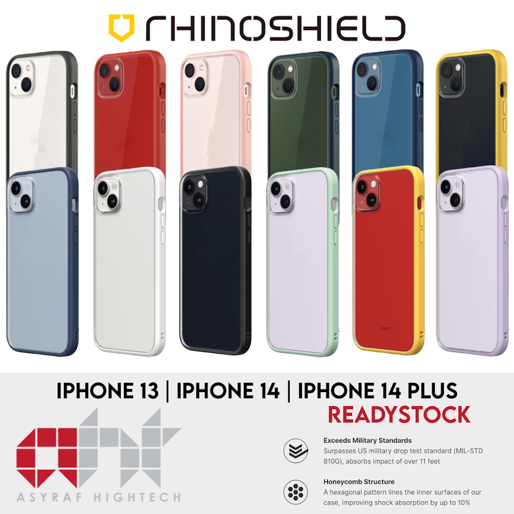 RhinoShield MOD NX™ for iP 14/13 with Frame, Rim, Button Set and Backplate  [ORIGINAL] | Shopee Malaysia