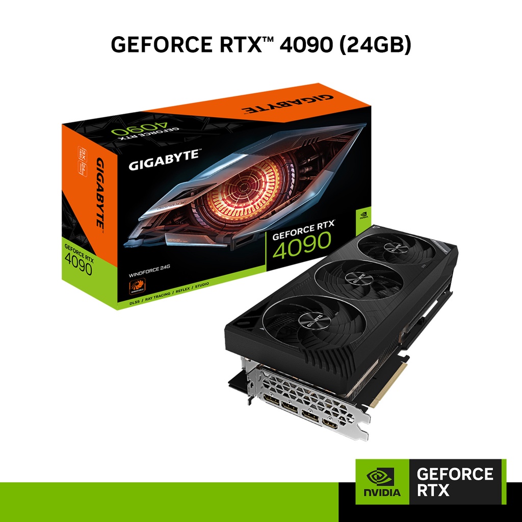 NVIDIA® Graphic Card GIGABYTE GeForce RTX™ 4090 WINDFORCE (24G) Shopee Malaysia