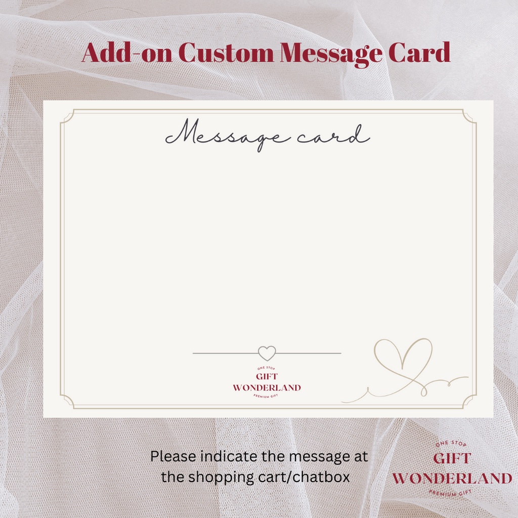 Add-on Custom Message Card [GIFT WONDERLAND]