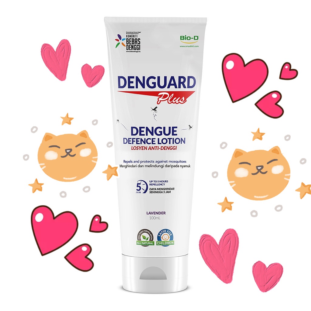 BIO-D Denguard plus Dengue Defence lotion 100ml ( mosquito repellent )