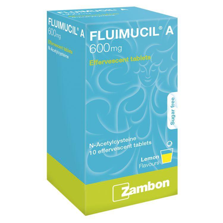 FLUIMUCIL EFFERVESCENT TAB 600MG 10'S | Shopee Malaysia