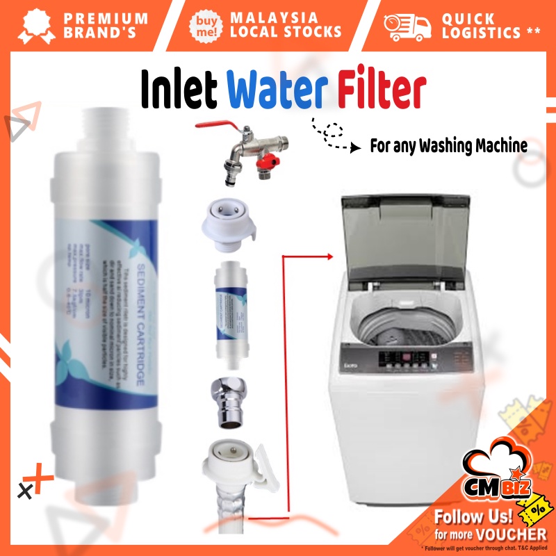 Inlet Filter Paip Mesin Basuh 5'' Pre Filter / Water Filter / Washing Machine Filter With