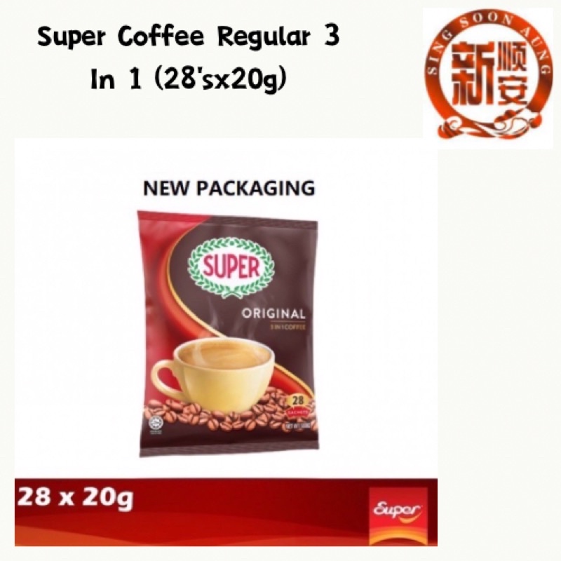 Super Coffee Regular 3 In 1 (28'sx20g) 