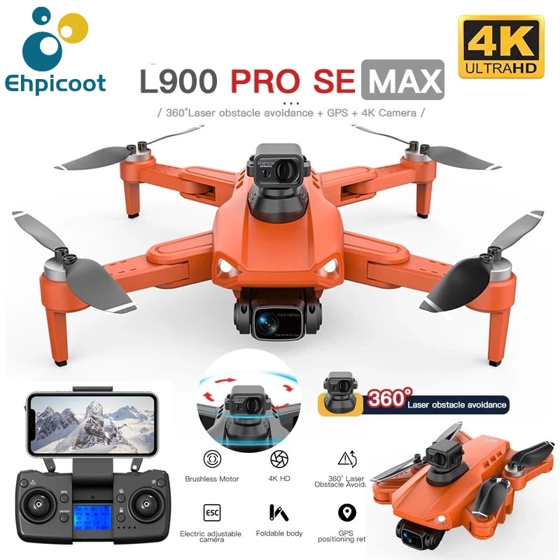 L900 Pro SE MAX Drone 4K GPS Professional FPV With Camera 5G WIFI ...
