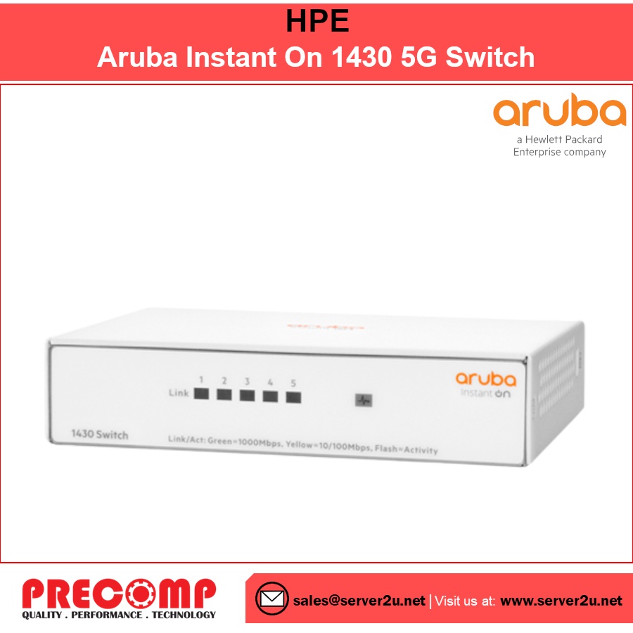 HPE Aruba Instant On 1430 5G Switch (R8R44A) Shopee Malaysia