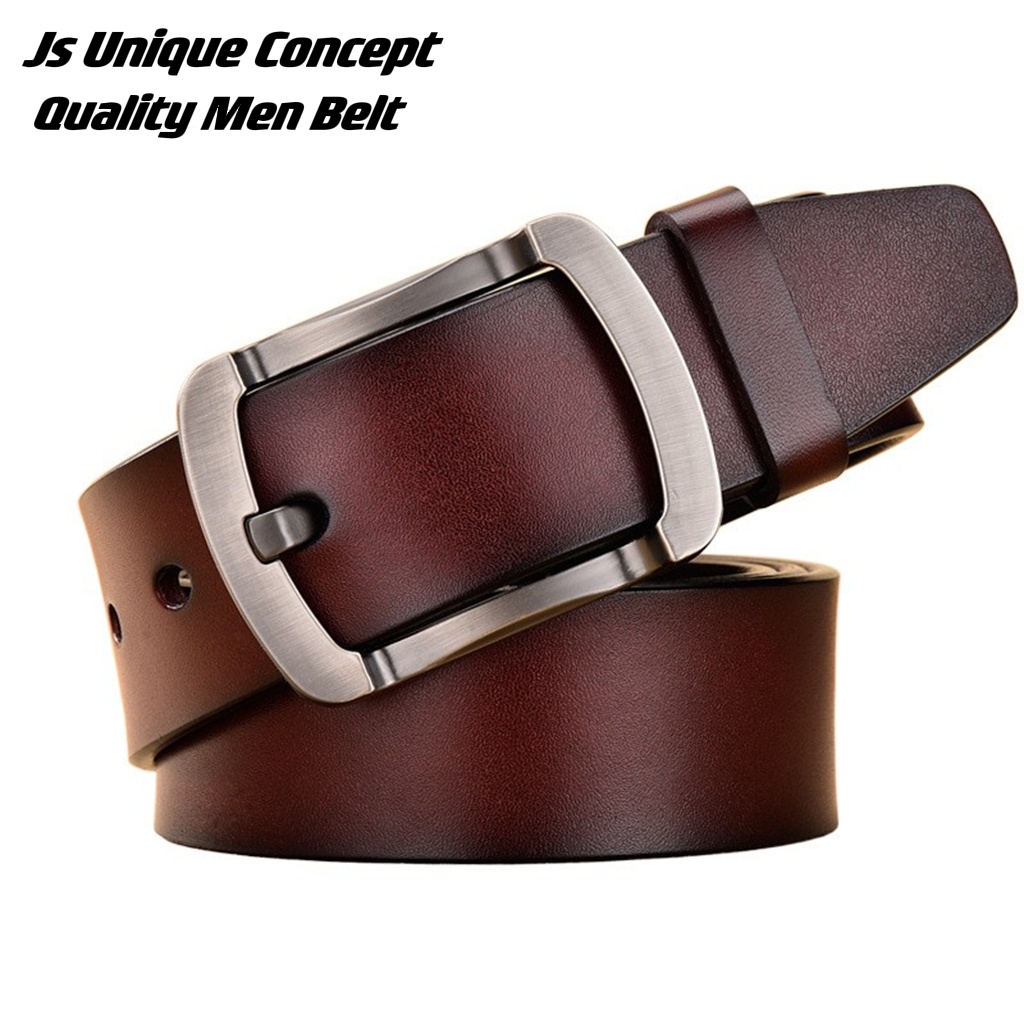 Tali Pinggang Kulit Lembu Betul Genuine Leather Men Belt Tali Pinggang lelaki Panjang Belt Men Extra Long 130-150cm