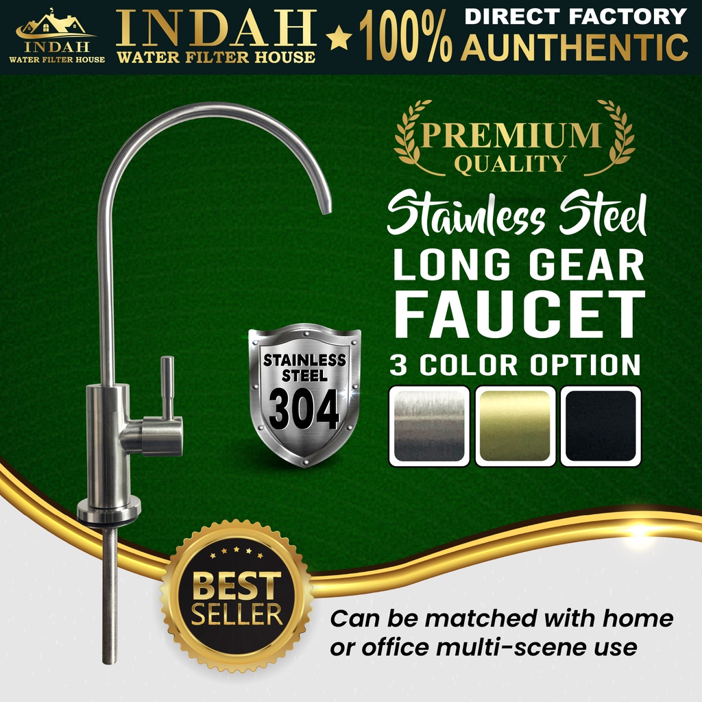 Stainless Steel SUS304 Water Filter Faucet / Water Filter Water Tap for