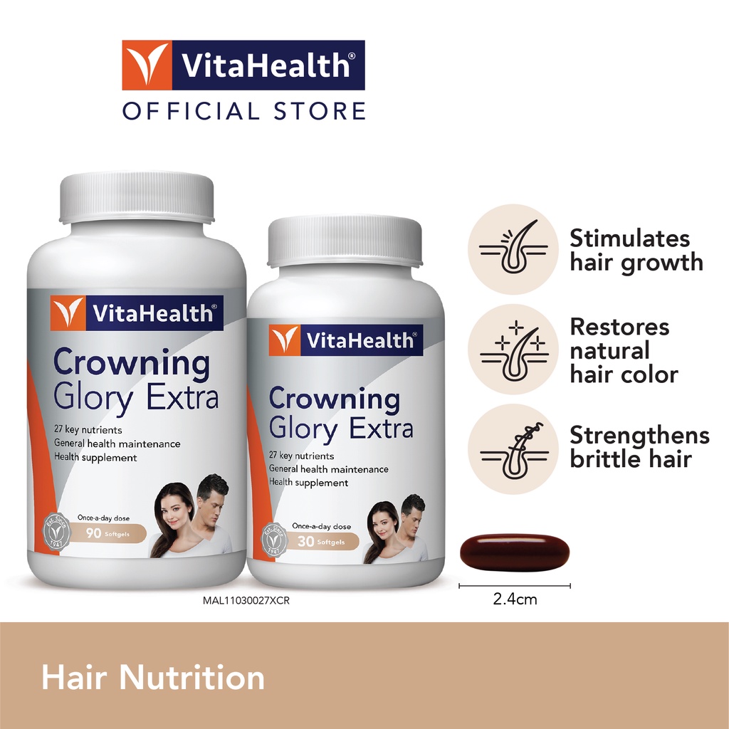 VitaHealth Crowning Glory Extra [Expiry 12/2023] | Shopee Malaysia