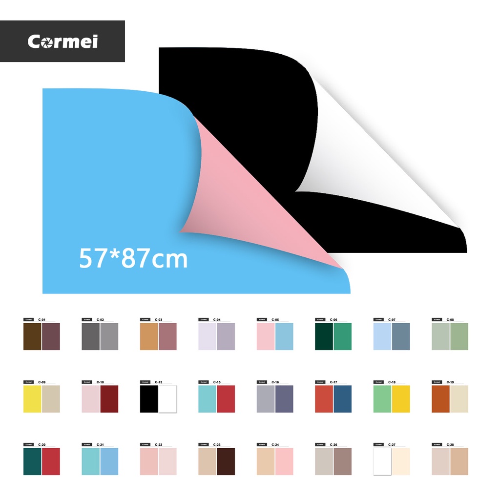 Cormei TwoSided 57*87cm background paper Background photoshoot