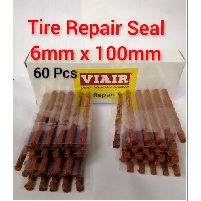 60Pcs Self Vulcanizing Tire Repair Plug Tubeless Seal Patch Car Backhoe ...