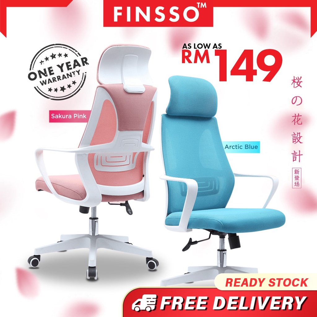 FREE SHIPPING!!! SAKURA Office Chair / Kerusi Pejabat / Study Chair