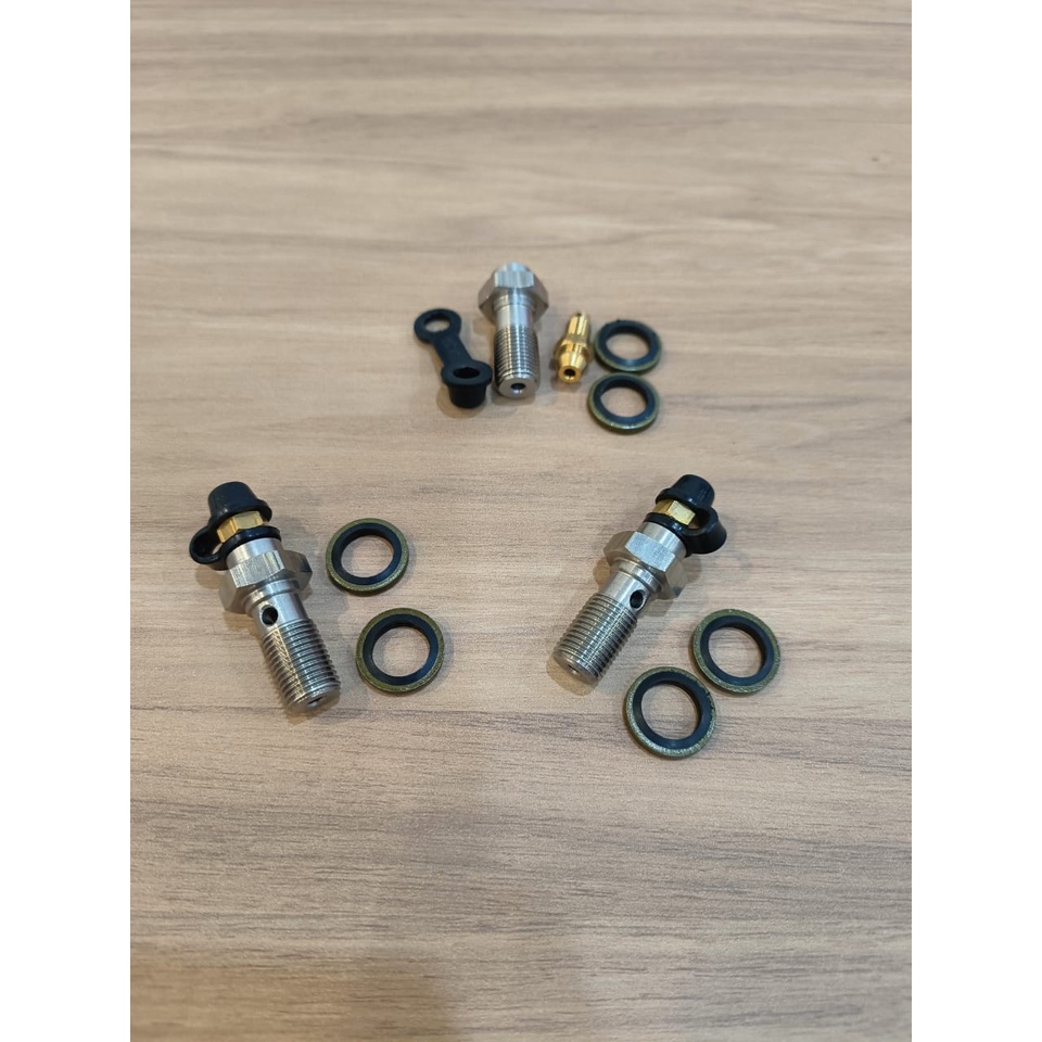 Brembo Caliper Bleeding Screw Thread Halus 1.0mm Caliper Screw Bleeding