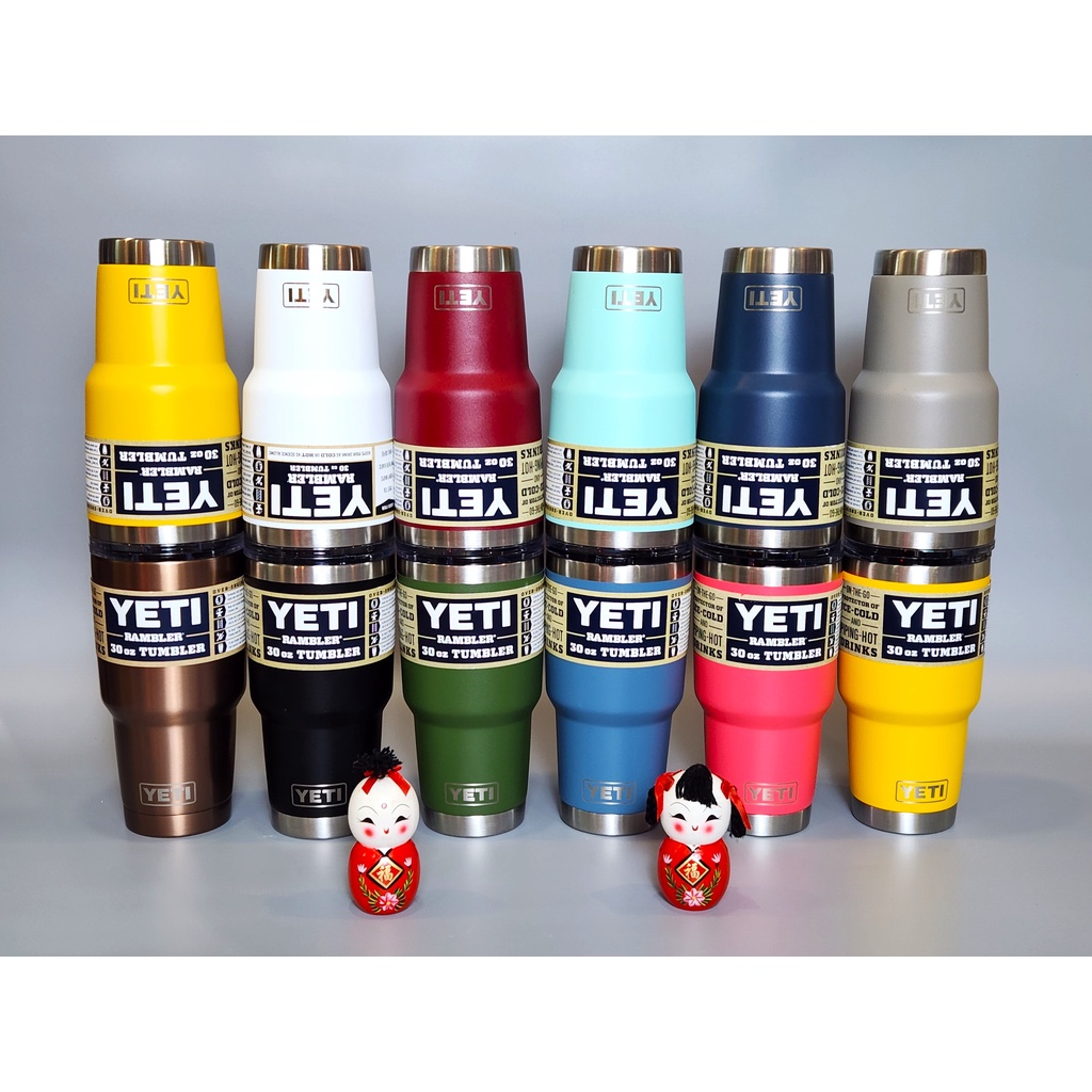 Yeti Rambler 30oz Thermos Tumbler Magslider Lid Genuine Yeti USA