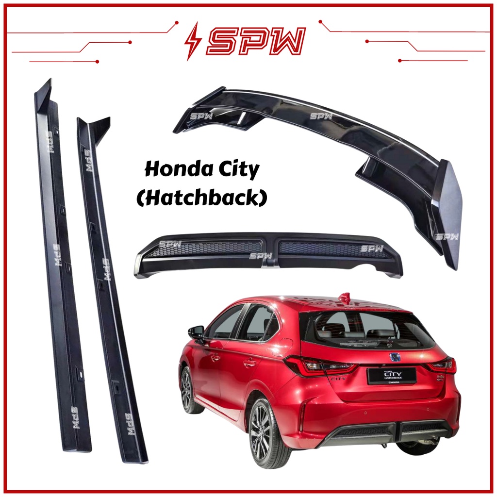 Honda City Hatchback Bodykit Front Lip Side Skirt Rear Diffuser Spoiler