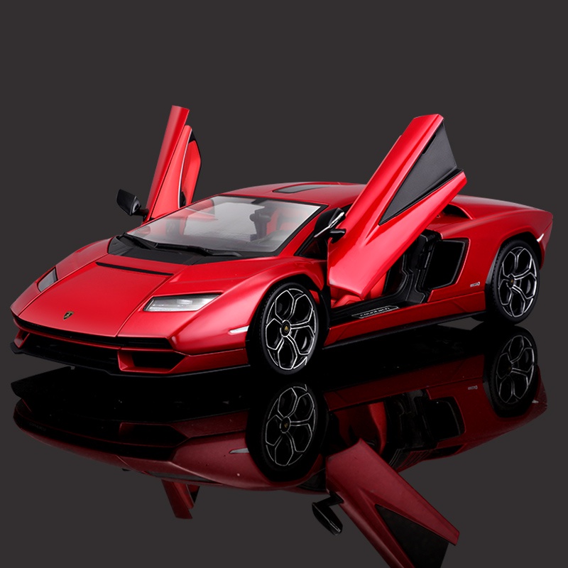 Maisto 1:18 Lamborghini Countach LPI 800-4 Red Sports Car Static Die Cast Vehicles Collectible Model Car Toys