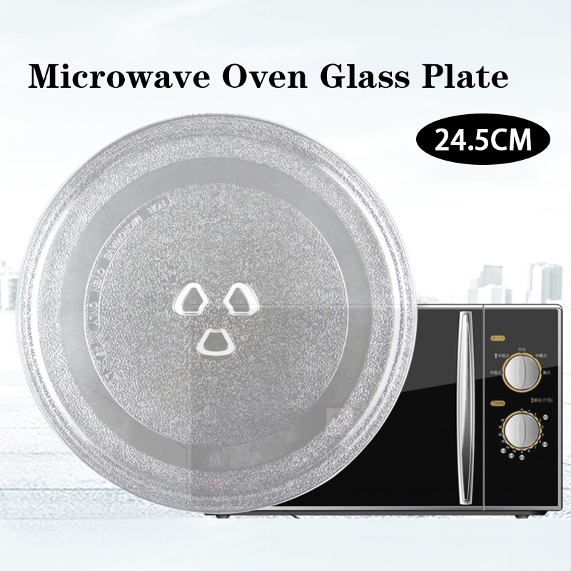 24.5cm Y Type Univeral Microwave Oven Glass Turntable Plate Microwave