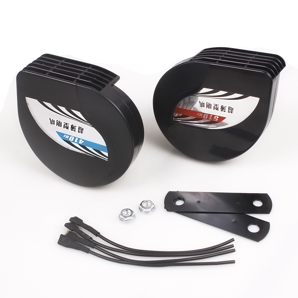 Compact Horn 12V Waterproof Car Horns Super Loud Dual Tone Electric